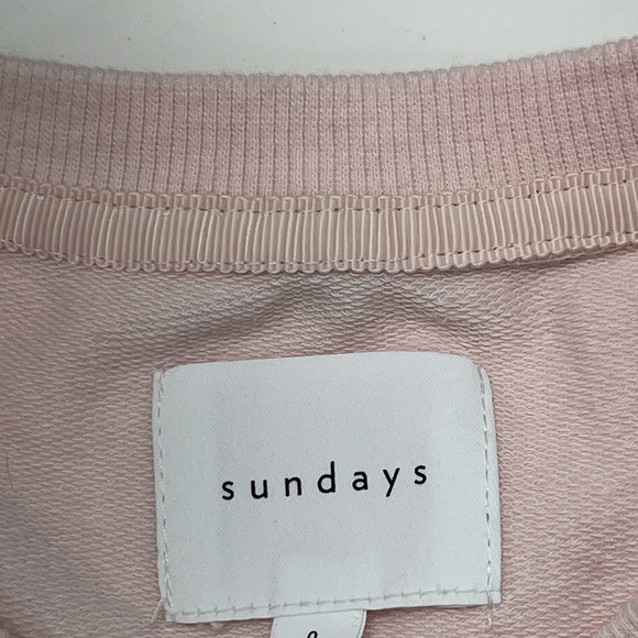 Sundays by We are Sundays Long sleeve ombré pullover Top Oversized 0 Small pink - Picture 3 of 5